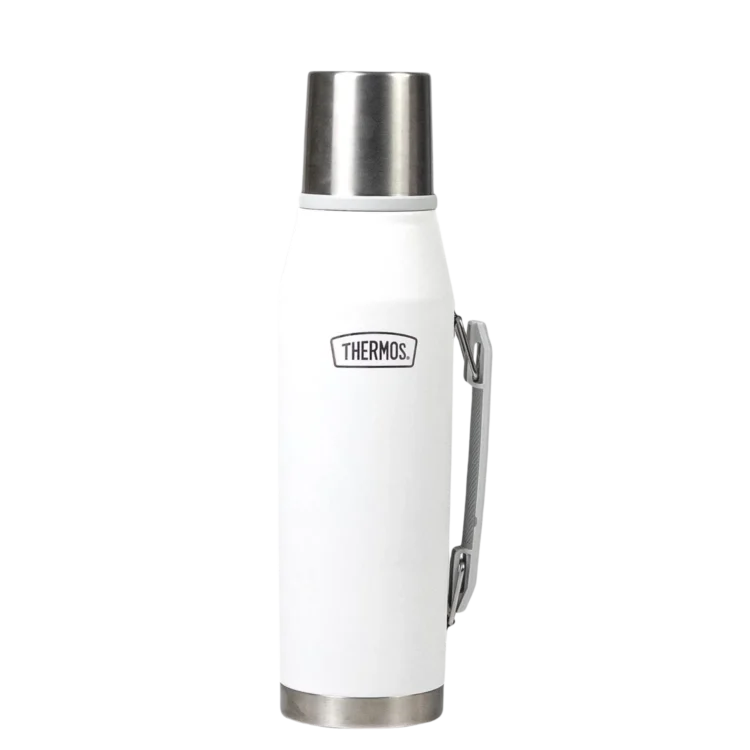 Termo Thermos 1300ml con Pico Pulsador - Blanco