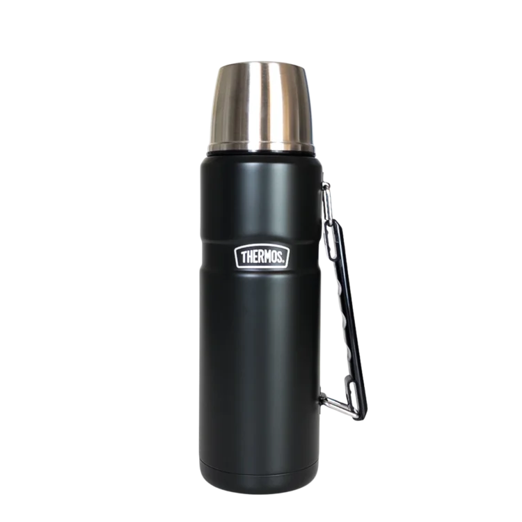 Botella Termo con pico cebador Thermos 1,2L - Negro