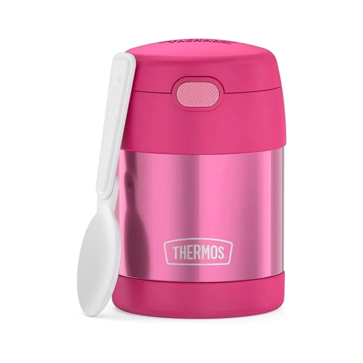 Contenedor de Comida Infantil Funtainer Thermos 290ml - Rosa